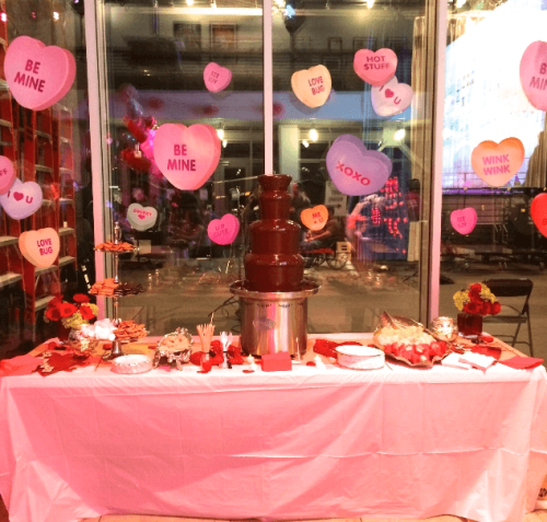 valentines day chocolate fountain rental